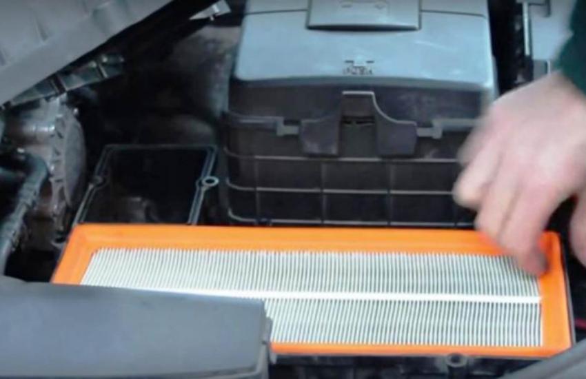 установка воздушного фильтра