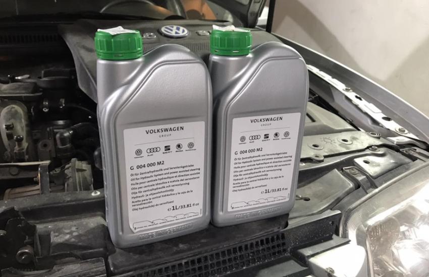 Замена жидкости ГУР Фольксваген