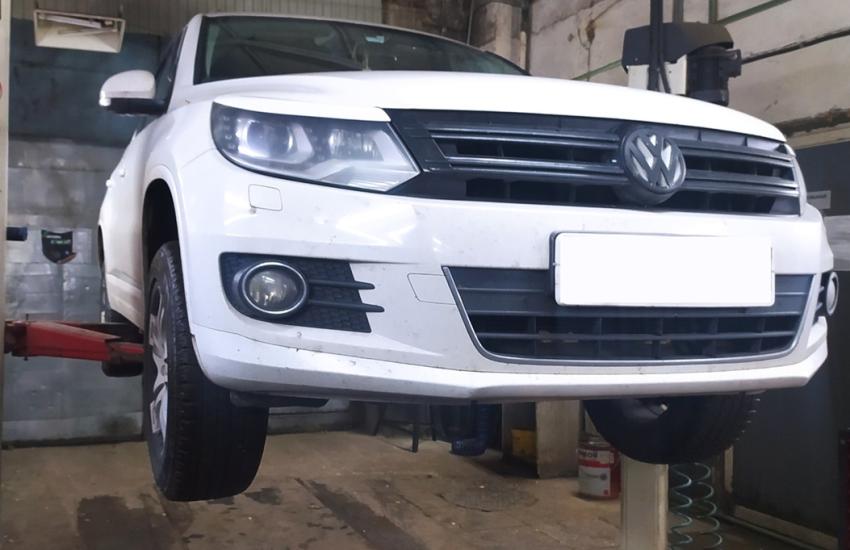 Подготовка Фольксваген к замене масла в раздаточной коробке