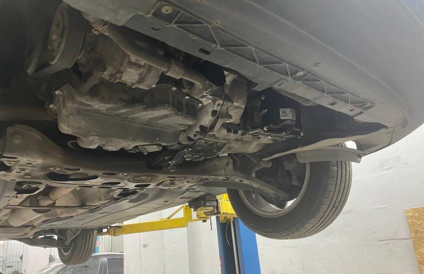 Подготовка к замене мехатроника