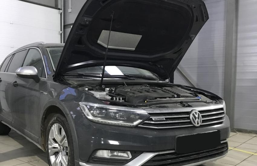 Подготовка Фольксваген к замене переднего сальника коленвала