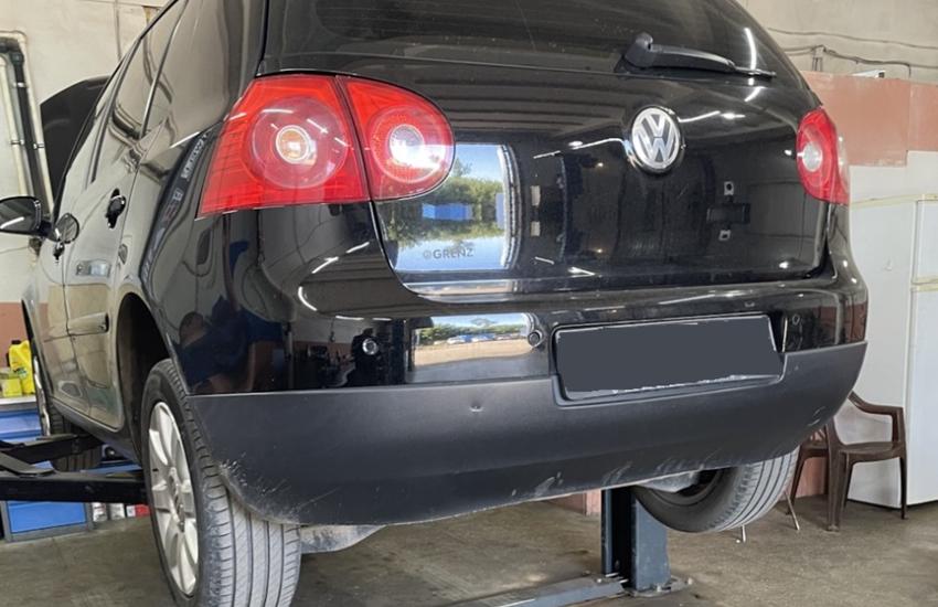 Подготовка Фольксваген к замене сайлентблоков задней балки