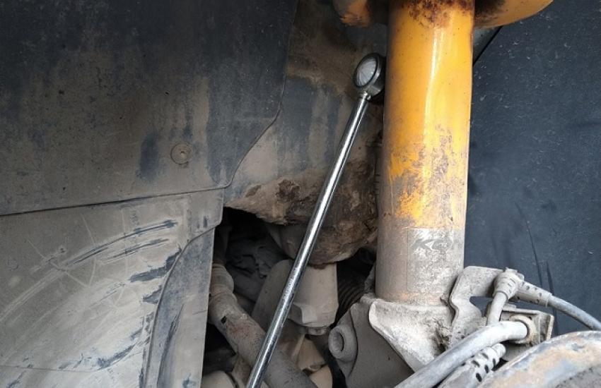 Установленная стойка стабилизатора Фольксваген