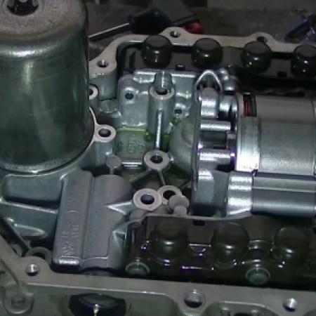 разобранная ДСГ коробка