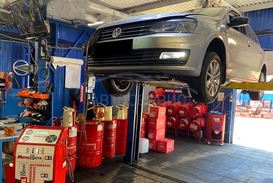Аппаратная замена масла АКПП Volkswagen Polo Sedan