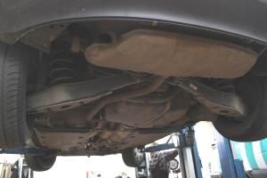 Гольф на подъемнике снизу