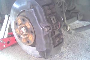 замена колодок на Туареге